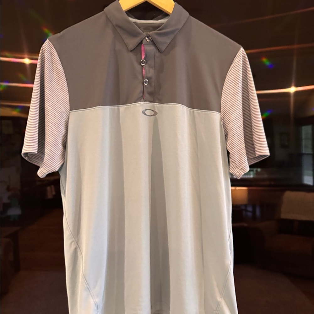 Oakley Gray Polo Shirt - small
